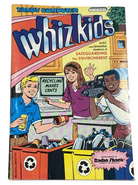 Tandy Computer Whiz Kids Radio Shack Comic July 1991 Vintage Promotional Comic